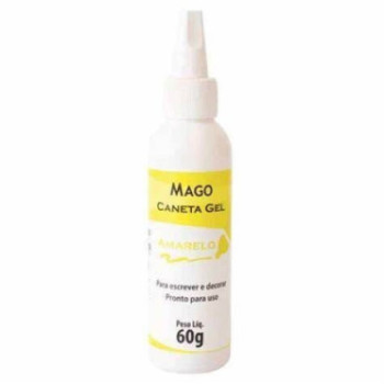 Caneta gel Mago 60g amarelo