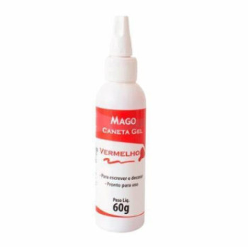 Caneta gel Mago 60g vermelho
