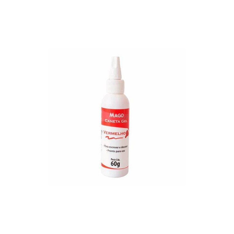 Caneta gel Mago 60g vermelho