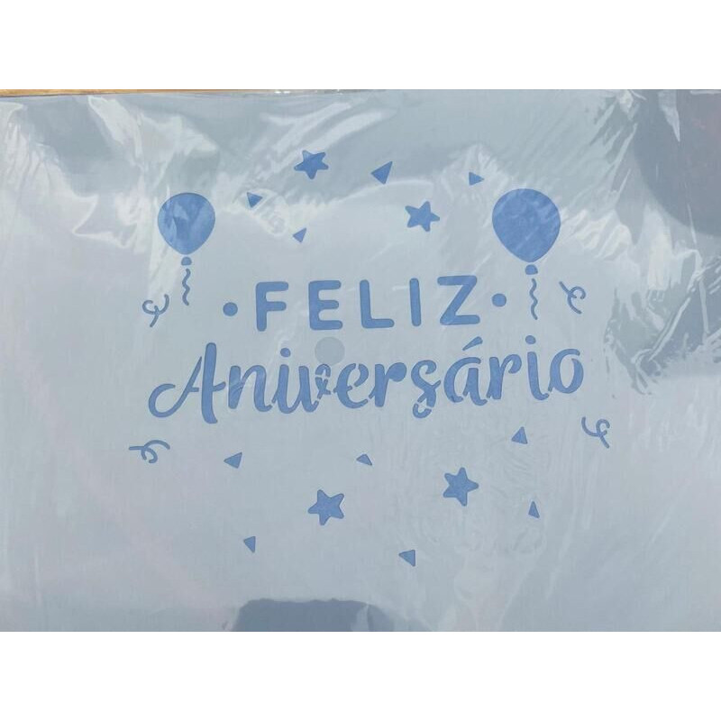 Stencil Feliz Aniversário