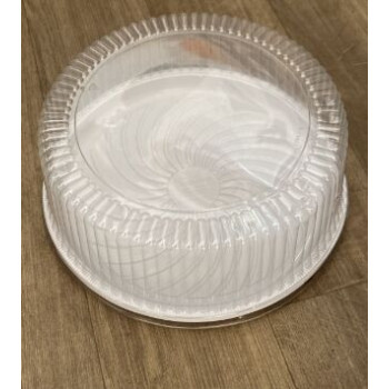 Caixa plástica com tampa redonda 31cmx10cm