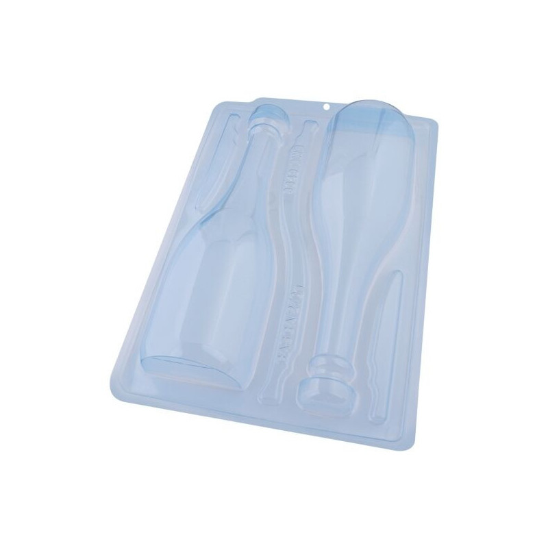 Forma especial 3 partes BWB Garrafa de champanhe