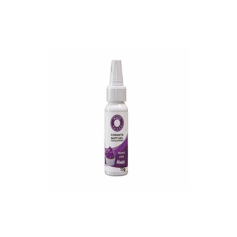 Corante gel concentrado Mago 15g roxo uva