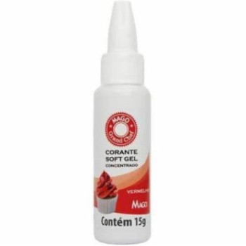 Corante gel concentrado Mago 15 g Vermelho