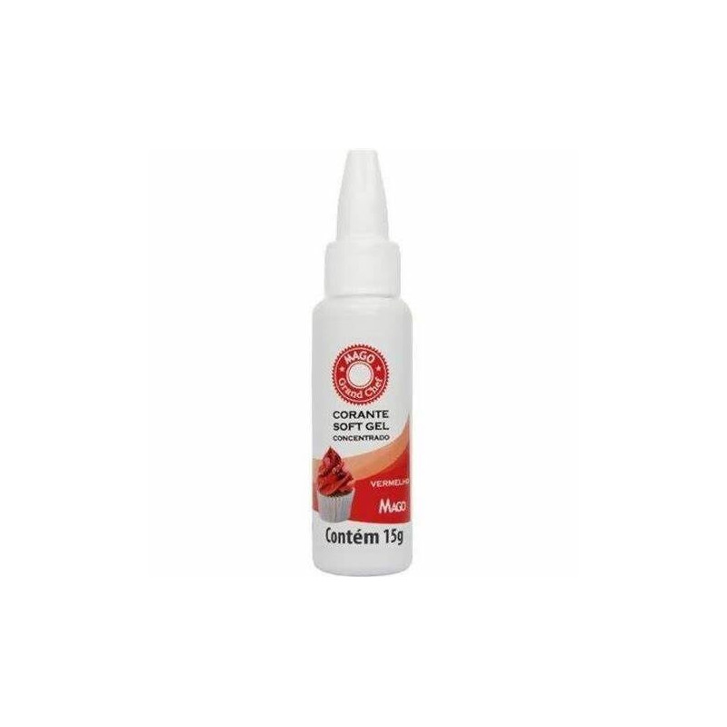 Corante gel concentrado Mago 15 g Vermelho