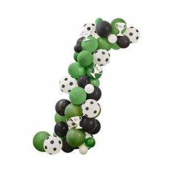 Kit arco de balões futebol - 50 balões