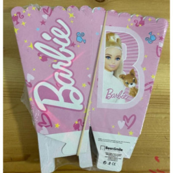 12 caixas pipocas Barbie 5x5x12cm