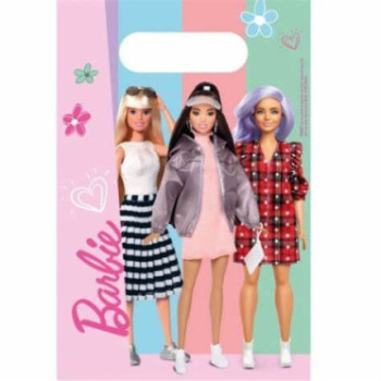 8 sacos papel Barbie sweet life
