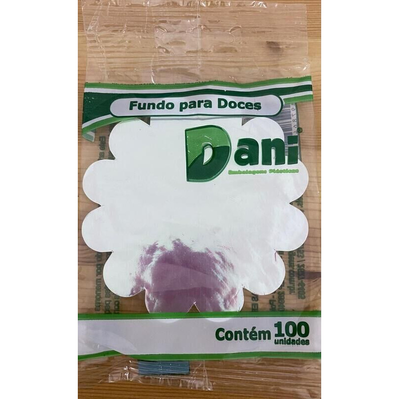 Fundo para doces nº 9 nacarado - 100 unidades