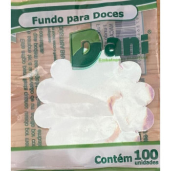 Fundo para doces nº 7 incolor - 100 unidades