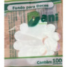 Fundo para doces nº 7 incolor - 100 unidades