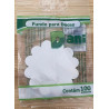 Fundo para doces nº 7 renda branca - 100 unidades