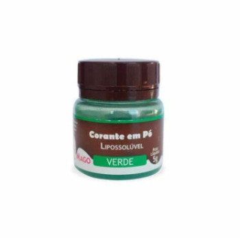 Corante em pó lipossoluvel verde 5g