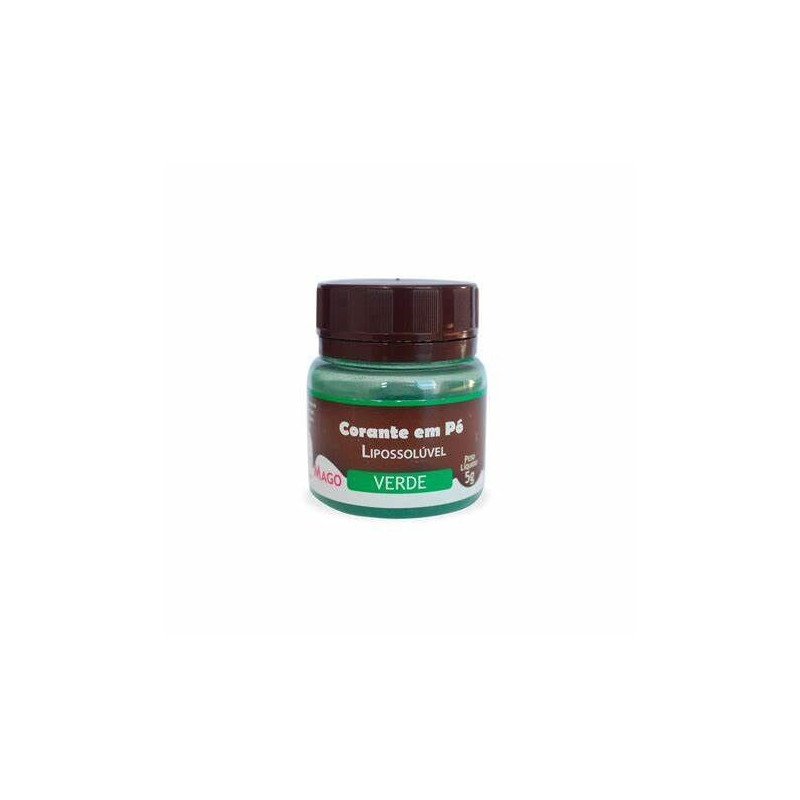 Corante em pó lipossoluvel verde 5g