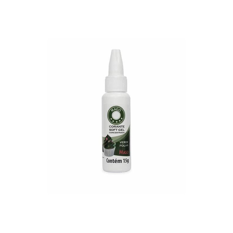 Corante gel concentrado Mago 15g Verde folha