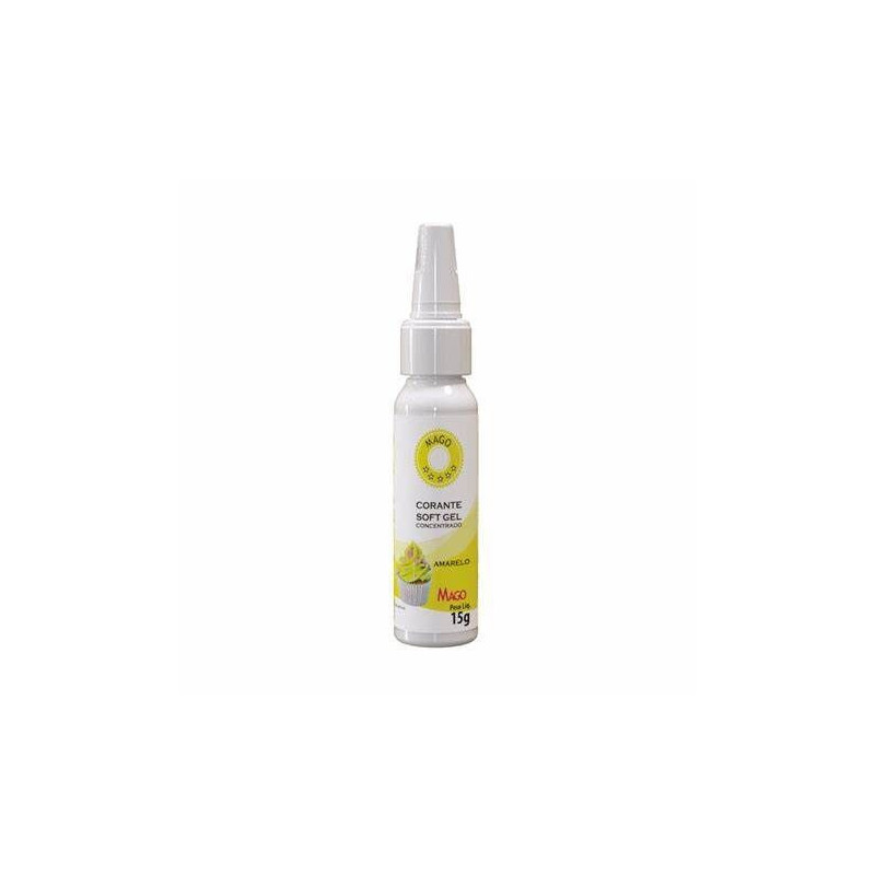 Corante gel concentrado Mago 15g Amarelo