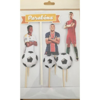 Topo de bolo Futebol