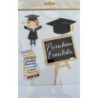 Topo de bolo Finalista menina