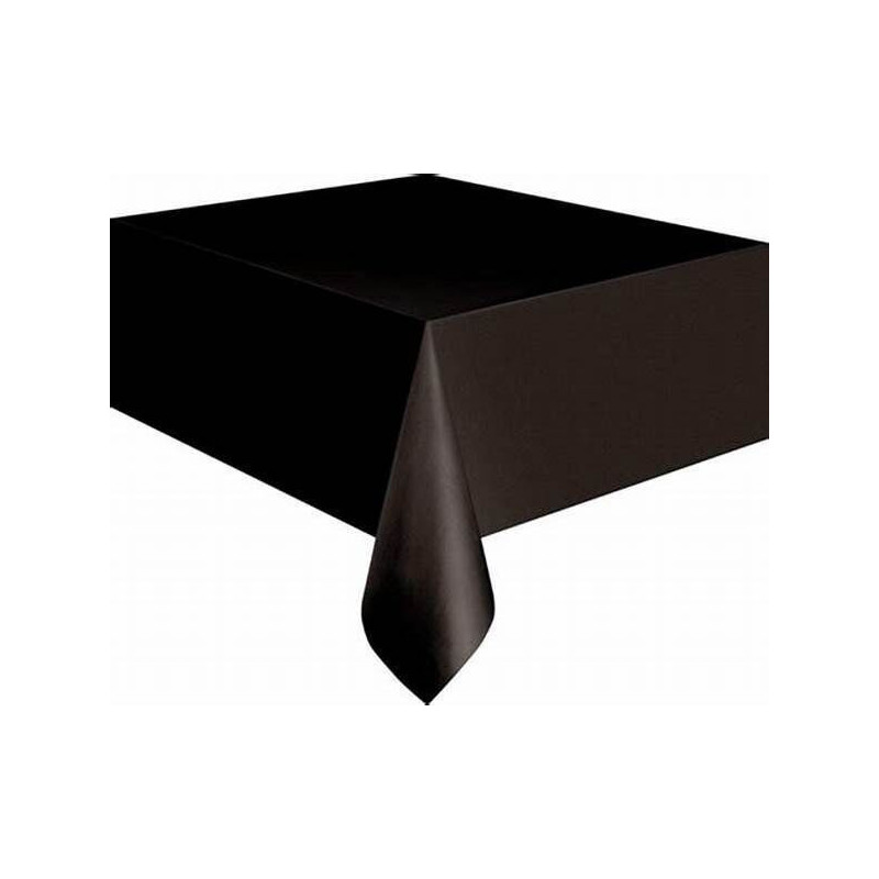 Toalha plástico preto 1,37x2,74m