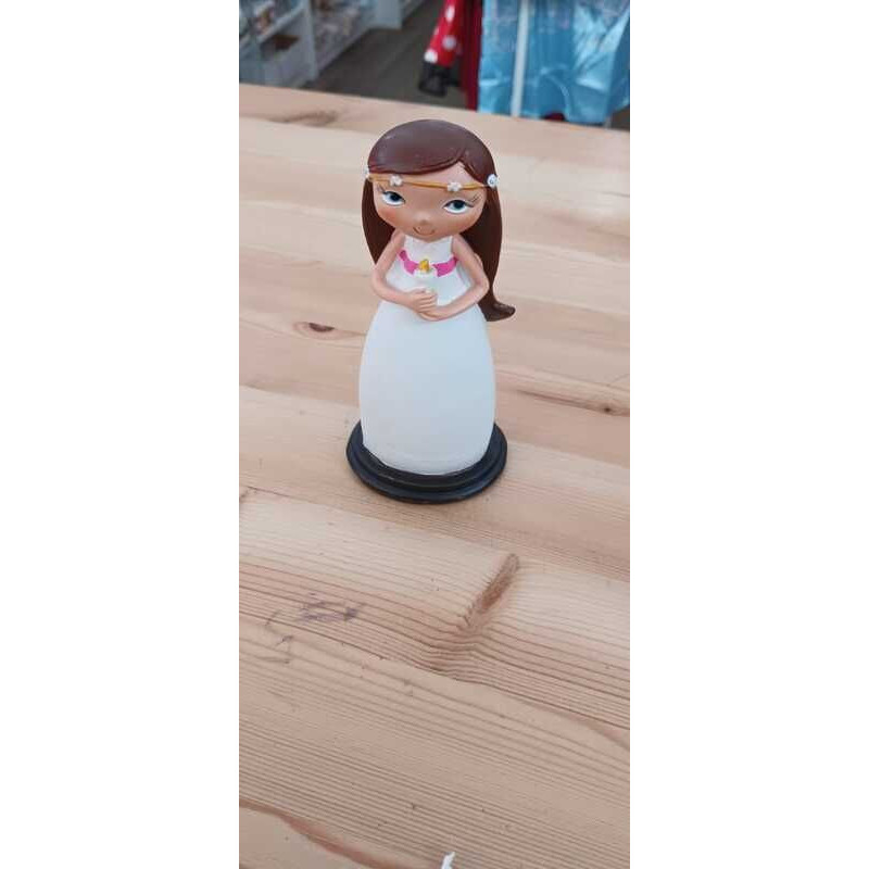 Menina Comunhão com vela