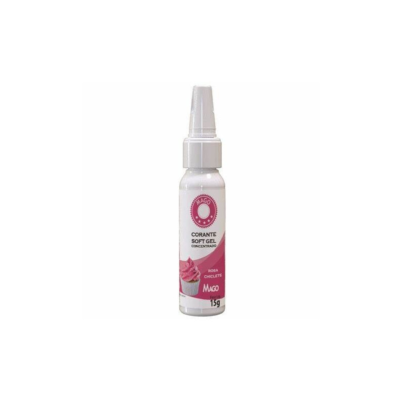 Corante gel concentrado Mago 15 g rosa chiclete