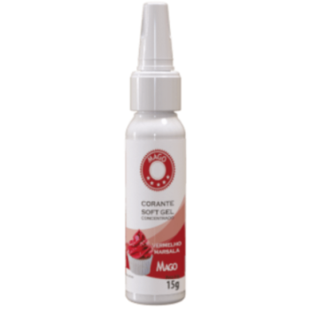 Corante gel concentrado Mago 15 g rosa vermelho marsala