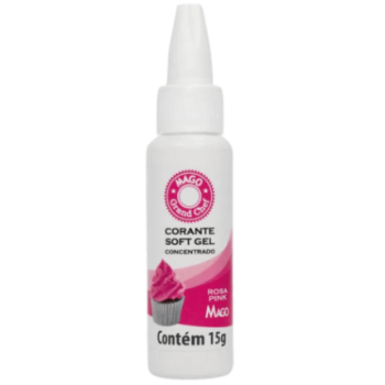 Corante gel concentrado Mago 15 g rosa Pink
