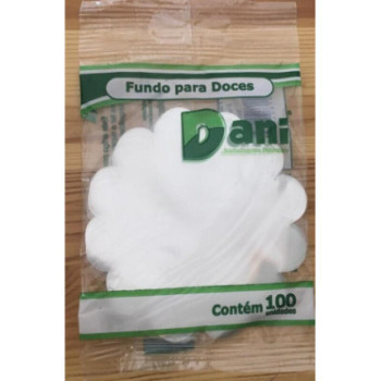 Fundo para doces nº 9 incolor - 100 unidades