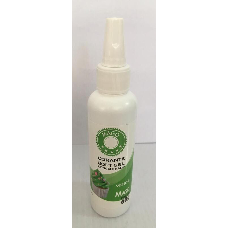 Corante soft gel concentrado Mago 60g verde