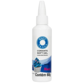Corante soft gel concentrado Mago 60g Azul