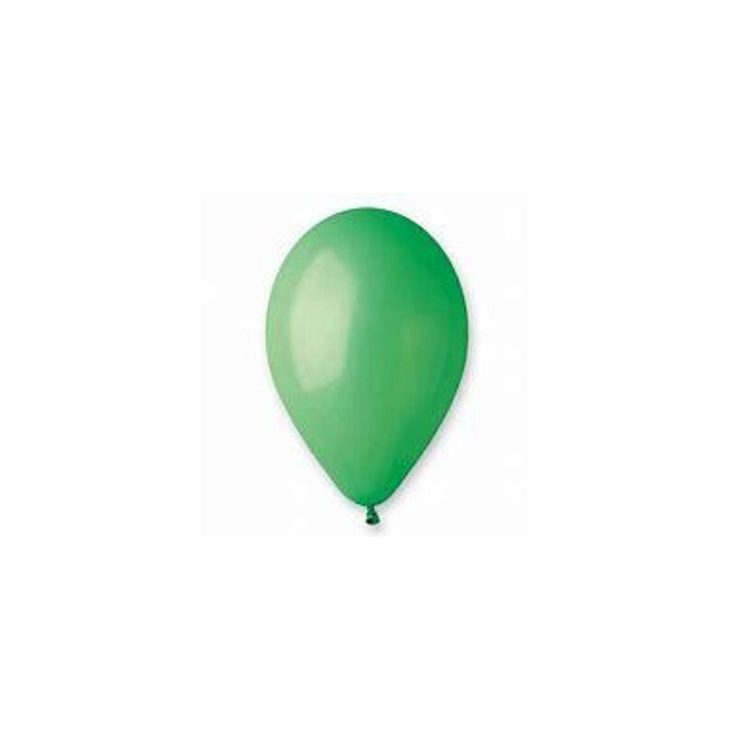 100 balões de latex balloonia verde 11”-28 cm