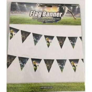 Bandeira triangular futebol