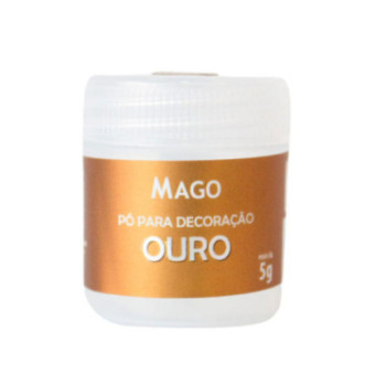 Corante em pó decorativo 5g ouro