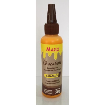 Corante para chocolate e cobertura Mago amarelo 50g