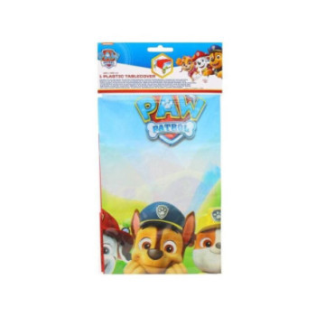 Toalha plástico 120x180cm Patrulha Pata