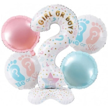 Kit de balões Girl or Boy 5 pças