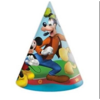 6 chapéus Mickey