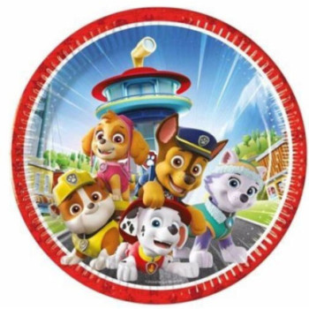98 patros de papel 23cm Patrulha Pata