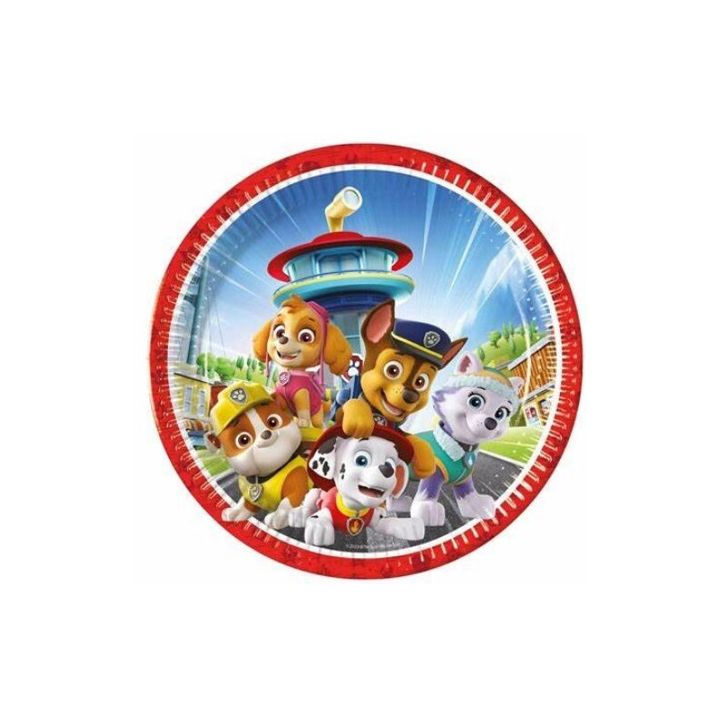 98 patros de papel 23cm Patrulha Pata