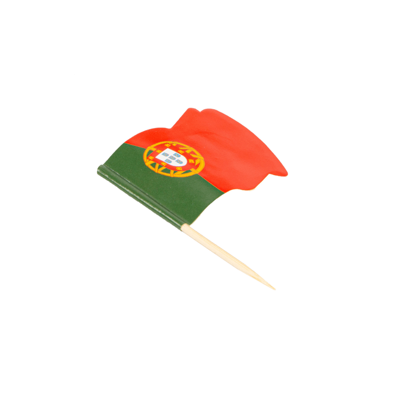 144 bandeiras de portugal 6,5cm