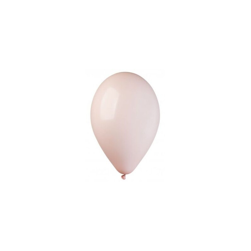 5 balões de latex 11-12” 28-30cm rosa concha