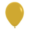 5 balões de latex 18” - 45 cm mostarda vintage