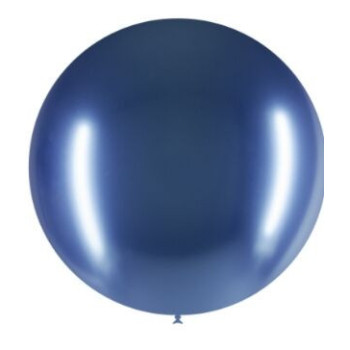 Balão latex Balloonia 23”-60cm azul brilhante