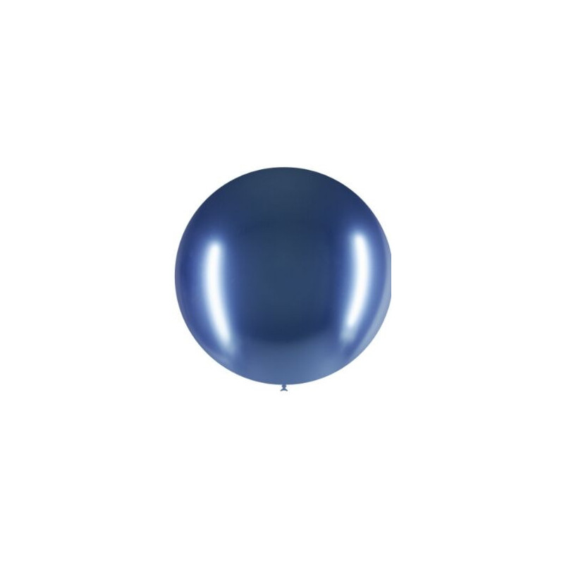 Balão latex Balloonia 23”-60cm azul brilhante