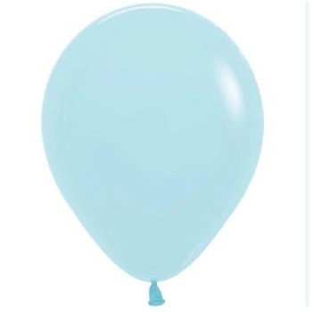 5 balões latex Balloonia 18" Azul Matte