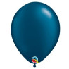 5 balões de latex Qualatex 11” Pearl Midnight Blue