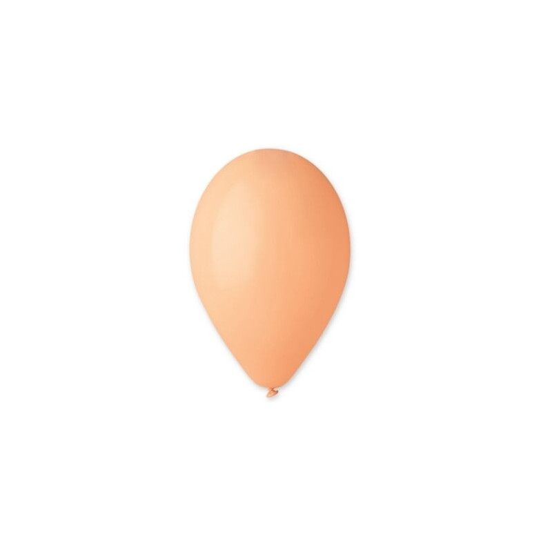 5 balões de latex gemar 19”-48cm pêssego