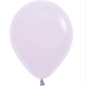 5 balões de latex balloonia 18” 45 cm lavanda matte