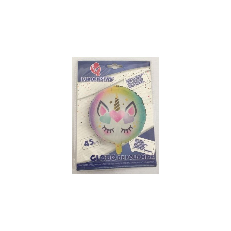 Balão foilk 45cm Unicórnio