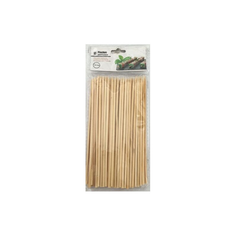 85 espetos de bambu 15cm